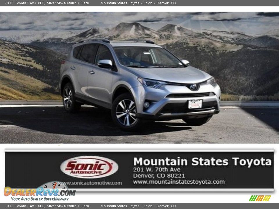 2018 Toyota RAV4 XLE Silver Sky Metallic / Black Photo #1