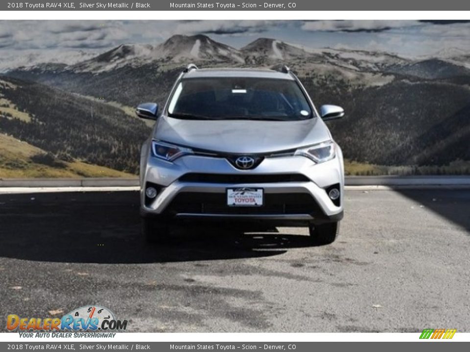 2018 Toyota RAV4 XLE Silver Sky Metallic / Black Photo #2