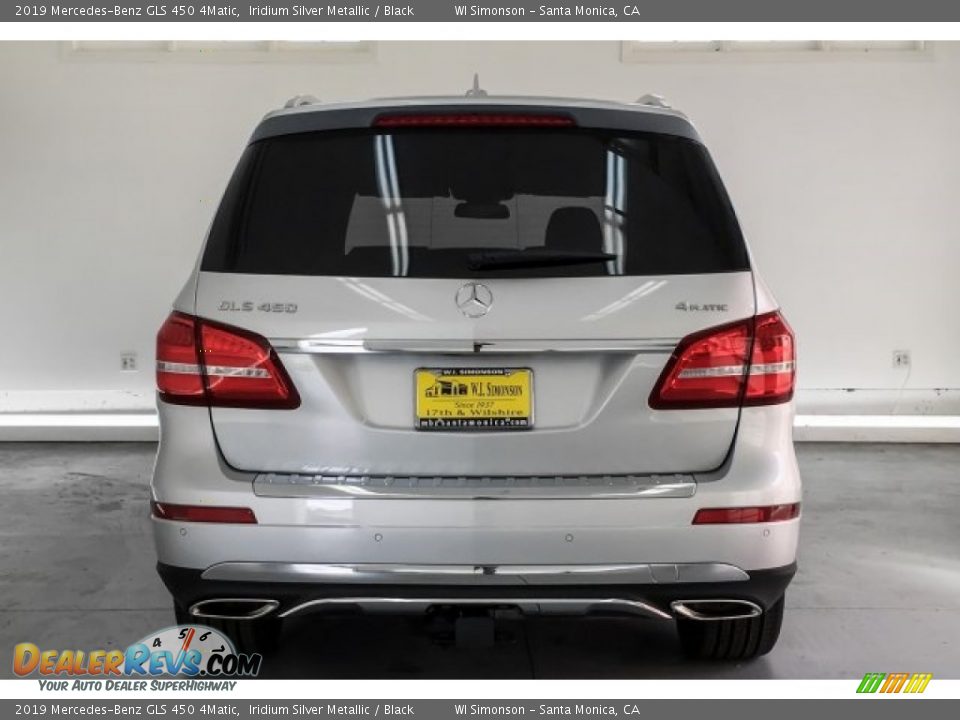 2019 Mercedes-Benz GLS 450 4Matic Iridium Silver Metallic / Black Photo #3
