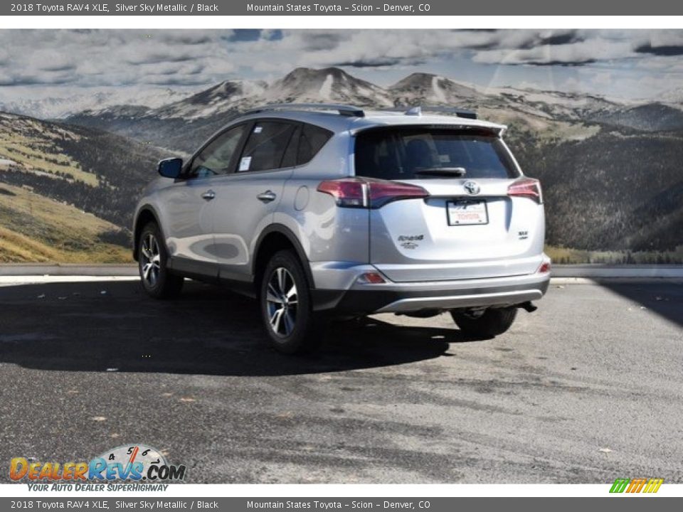 2018 Toyota RAV4 XLE Silver Sky Metallic / Black Photo #3