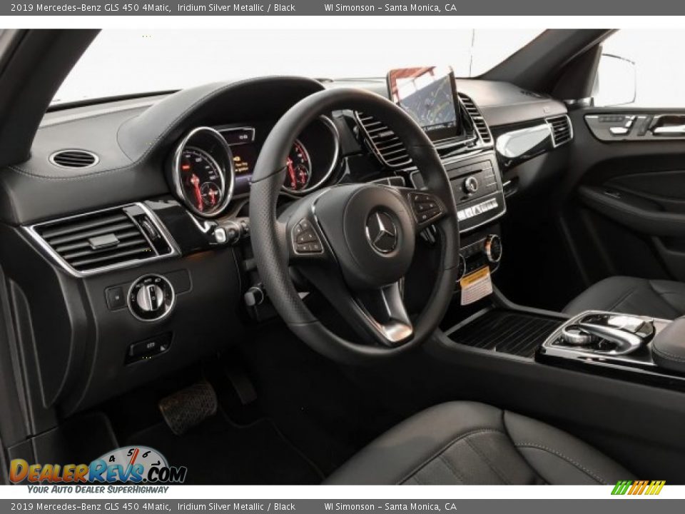 2019 Mercedes-Benz GLS 450 4Matic Iridium Silver Metallic / Black Photo #4