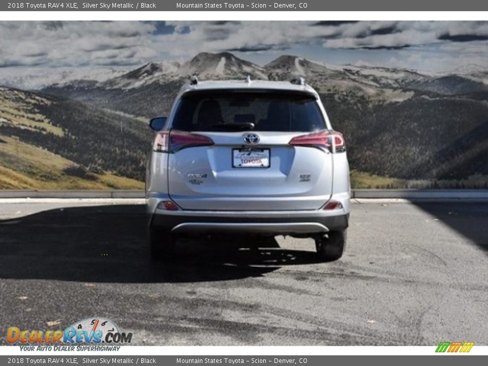 2018 Toyota RAV4 XLE Silver Sky Metallic / Black Photo #4
