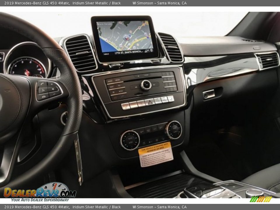 2019 Mercedes-Benz GLS 450 4Matic Iridium Silver Metallic / Black Photo #6