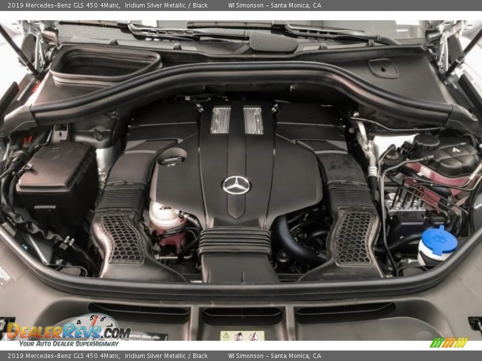 2019 Mercedes-Benz GLS 450 4Matic Iridium Silver Metallic / Black Photo #8