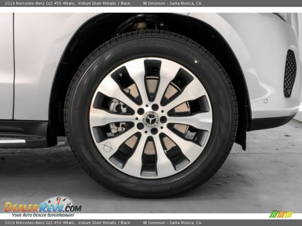 2019 Mercedes-Benz GLS 450 4Matic Iridium Silver Metallic / Black Photo #9