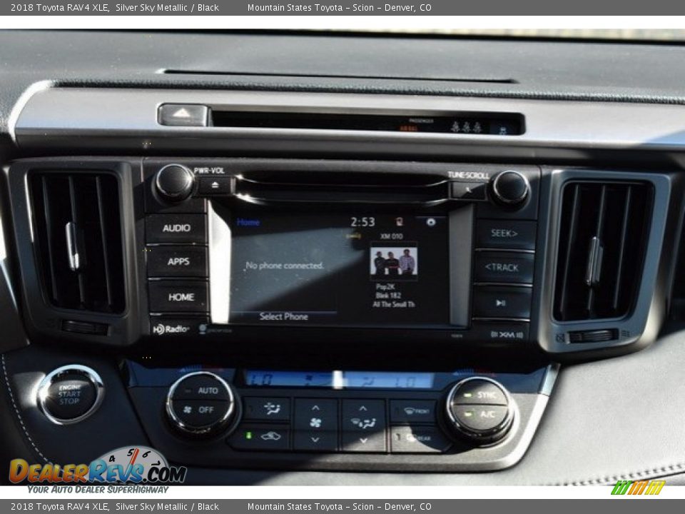 2018 Toyota RAV4 XLE Silver Sky Metallic / Black Photo #10