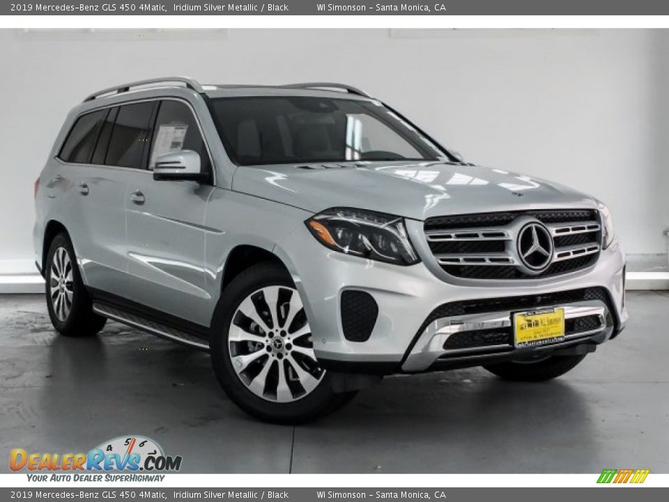 2019 Mercedes-Benz GLS 450 4Matic Iridium Silver Metallic / Black Photo #12