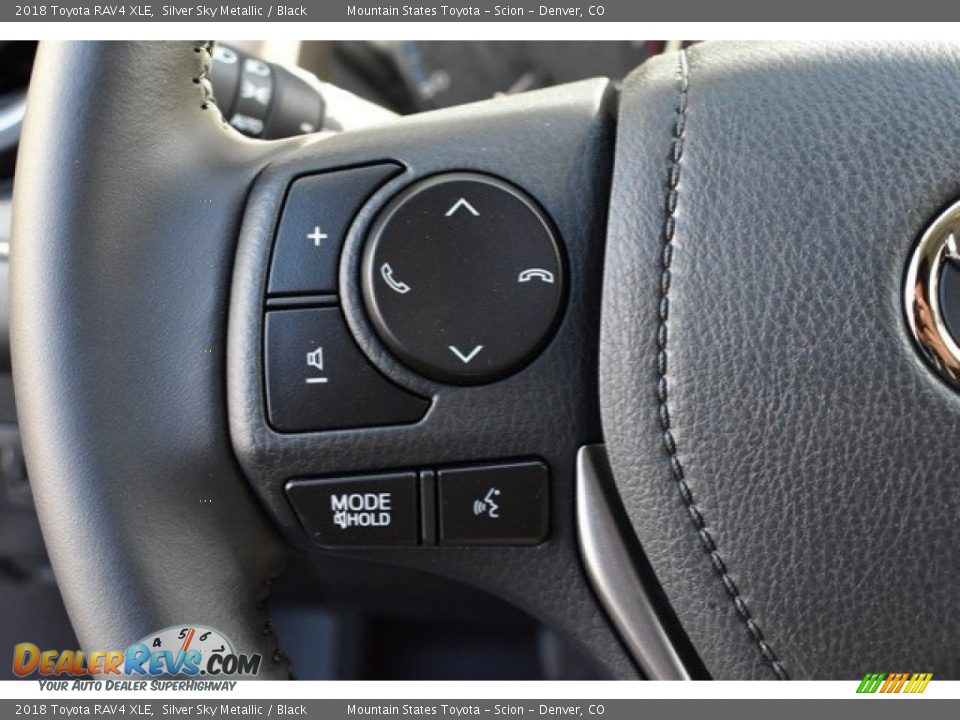 2018 Toyota RAV4 XLE Silver Sky Metallic / Black Photo #27