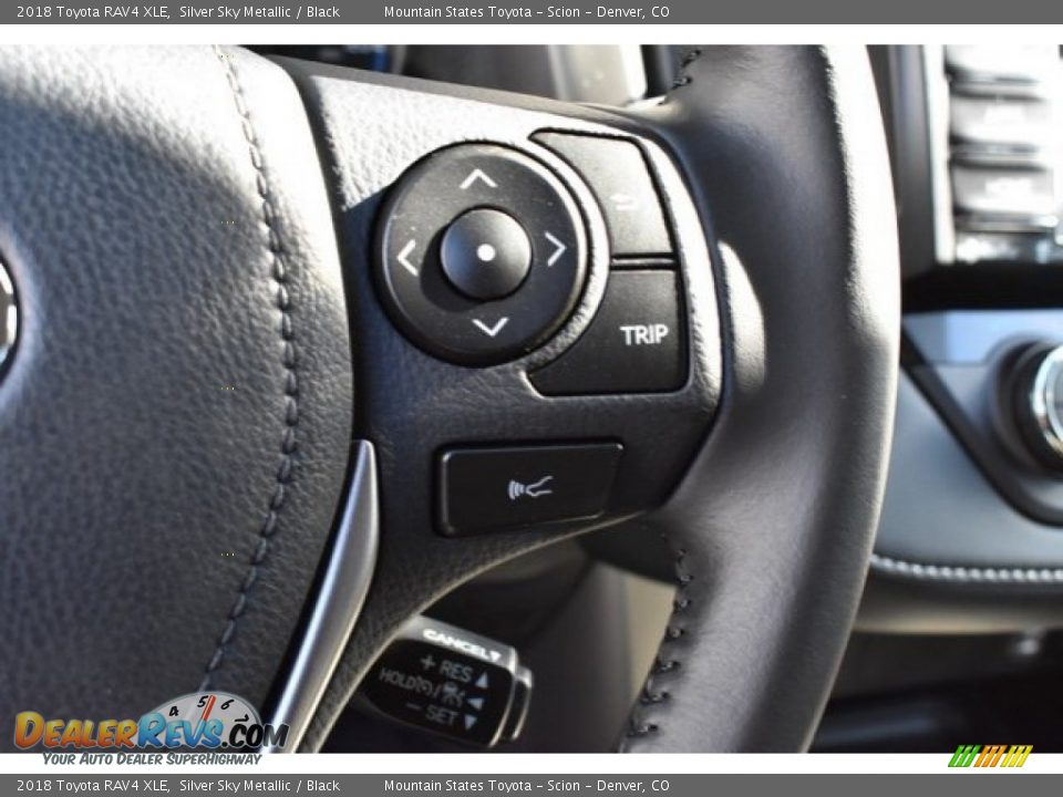 2018 Toyota RAV4 XLE Silver Sky Metallic / Black Photo #28