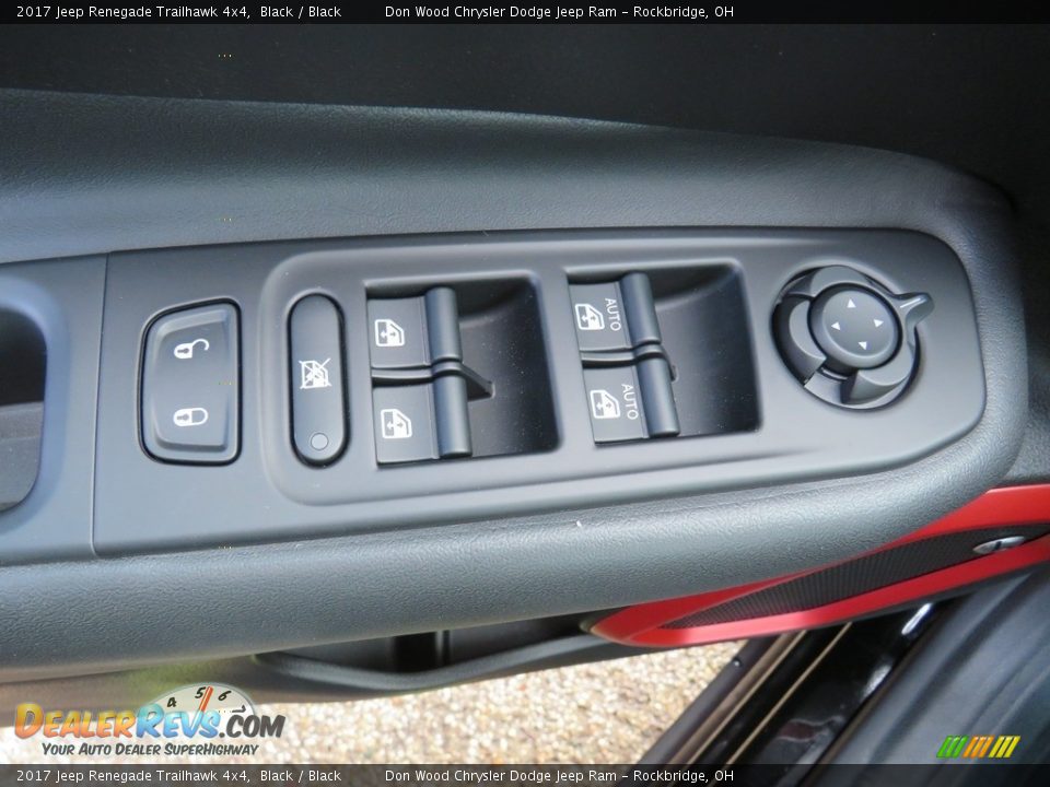 2017 Jeep Renegade Trailhawk 4x4 Black / Black Photo #20