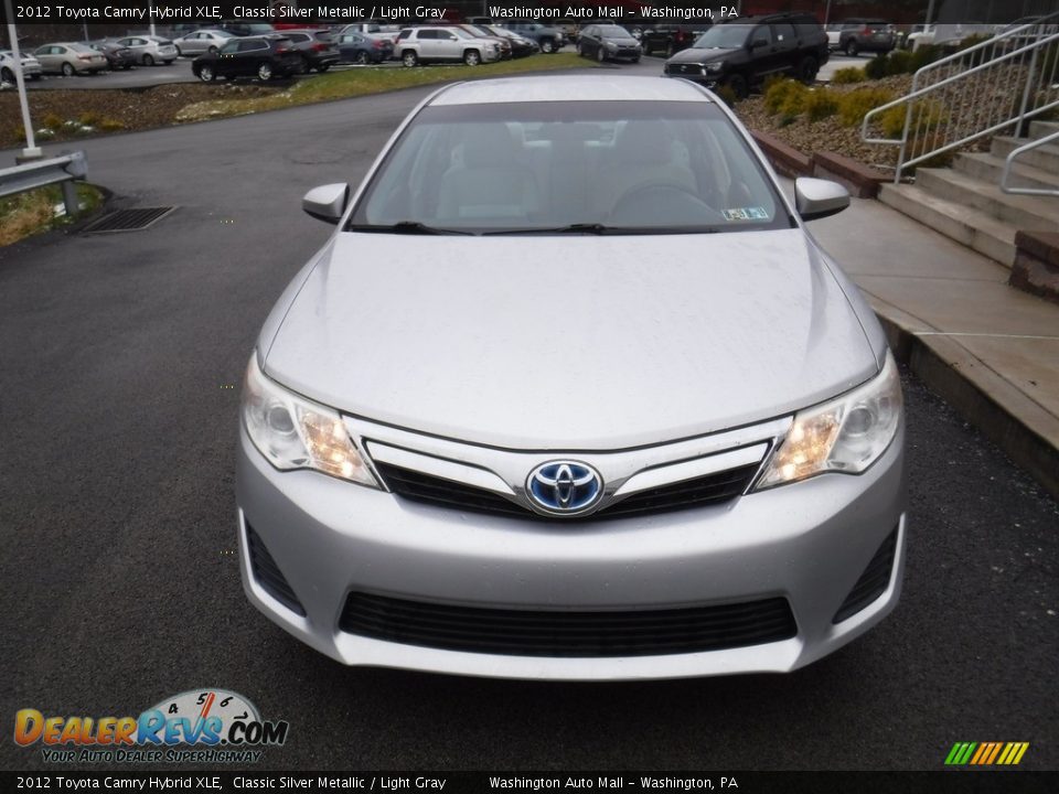 2012 Toyota Camry Hybrid XLE Classic Silver Metallic / Light Gray Photo #3