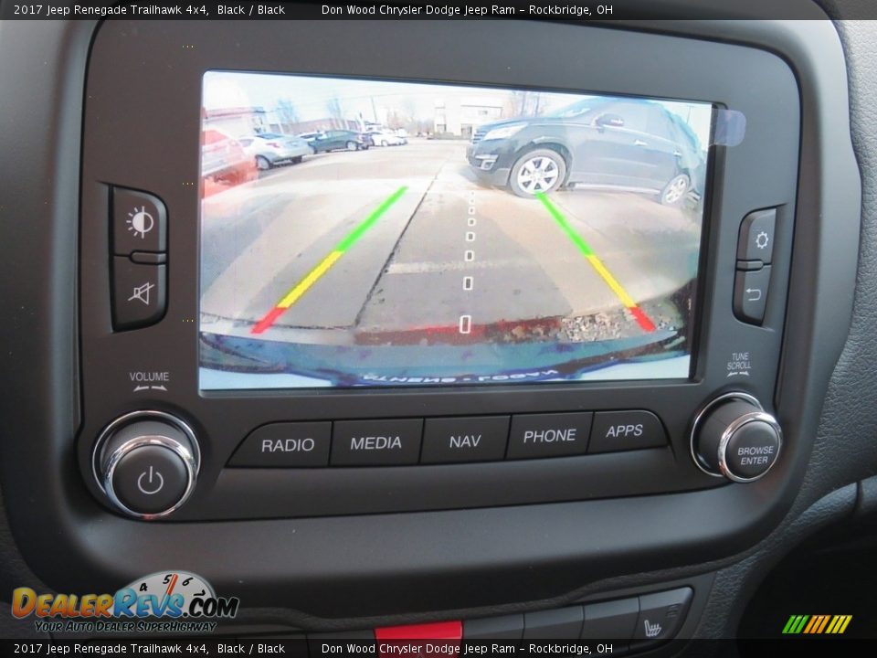 2017 Jeep Renegade Trailhawk 4x4 Black / Black Photo #29