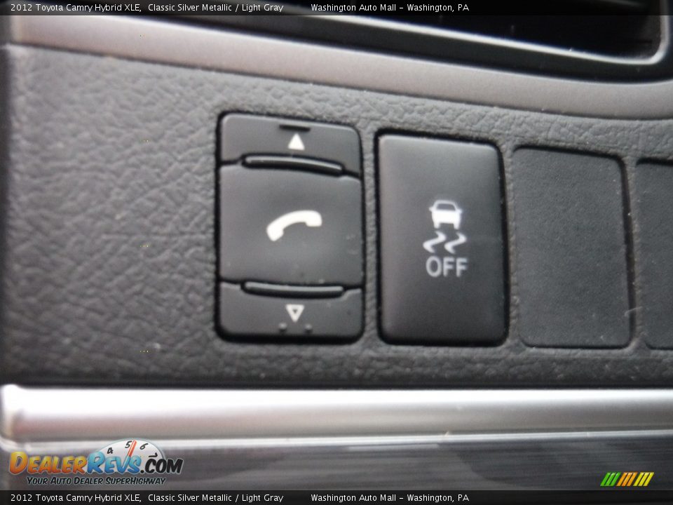 2012 Toyota Camry Hybrid XLE Classic Silver Metallic / Light Gray Photo #12