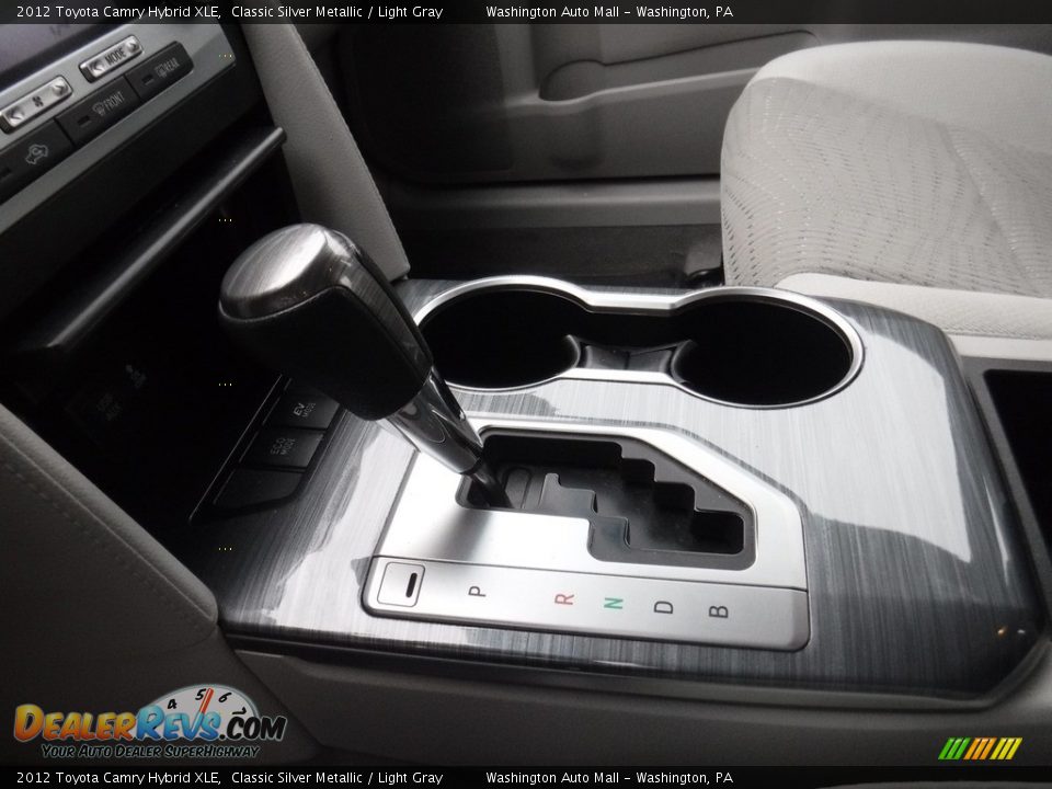 2012 Toyota Camry Hybrid XLE Classic Silver Metallic / Light Gray Photo #15