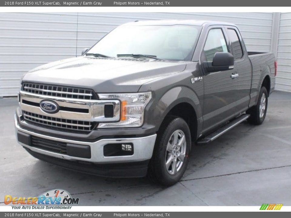 2018 Ford F150 XLT SuperCab Magnetic / Earth Gray Photo #3