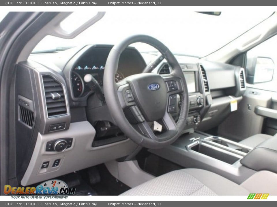 2018 Ford F150 XLT SuperCab Magnetic / Earth Gray Photo #15