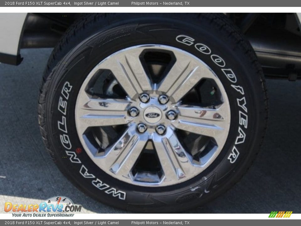 2018 Ford F150 XLT SuperCab 4x4 Ingot Silver / Light Camel Photo #10