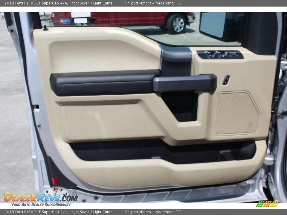2018 Ford F150 XLT SuperCab 4x4 Ingot Silver / Light Camel Photo #13