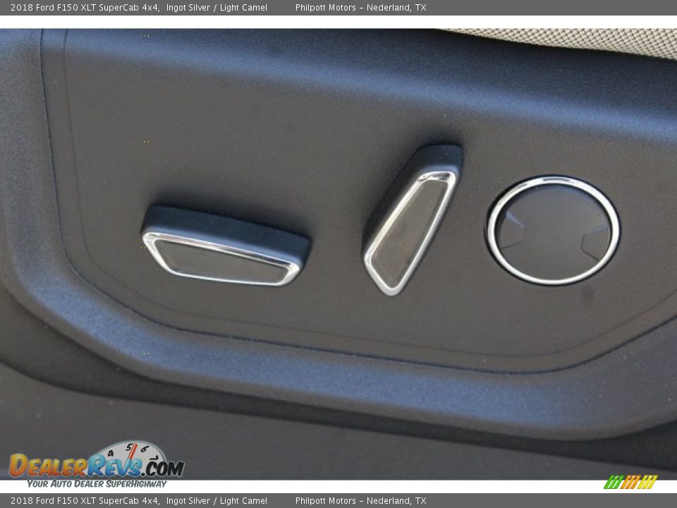 2018 Ford F150 XLT SuperCab 4x4 Ingot Silver / Light Camel Photo #16