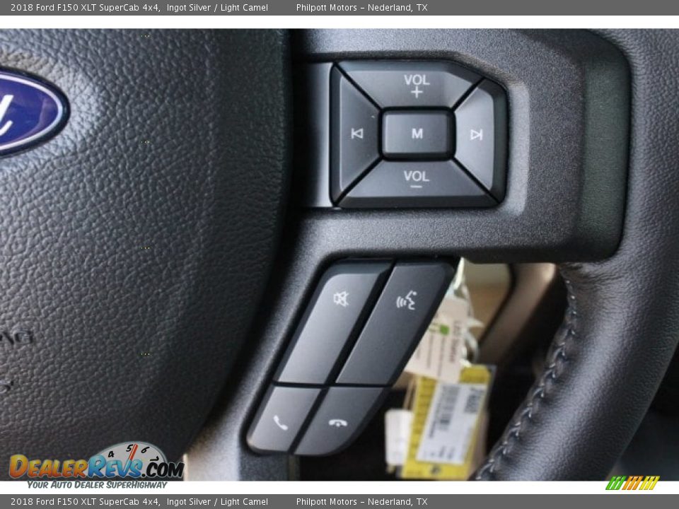2018 Ford F150 XLT SuperCab 4x4 Ingot Silver / Light Camel Photo #21