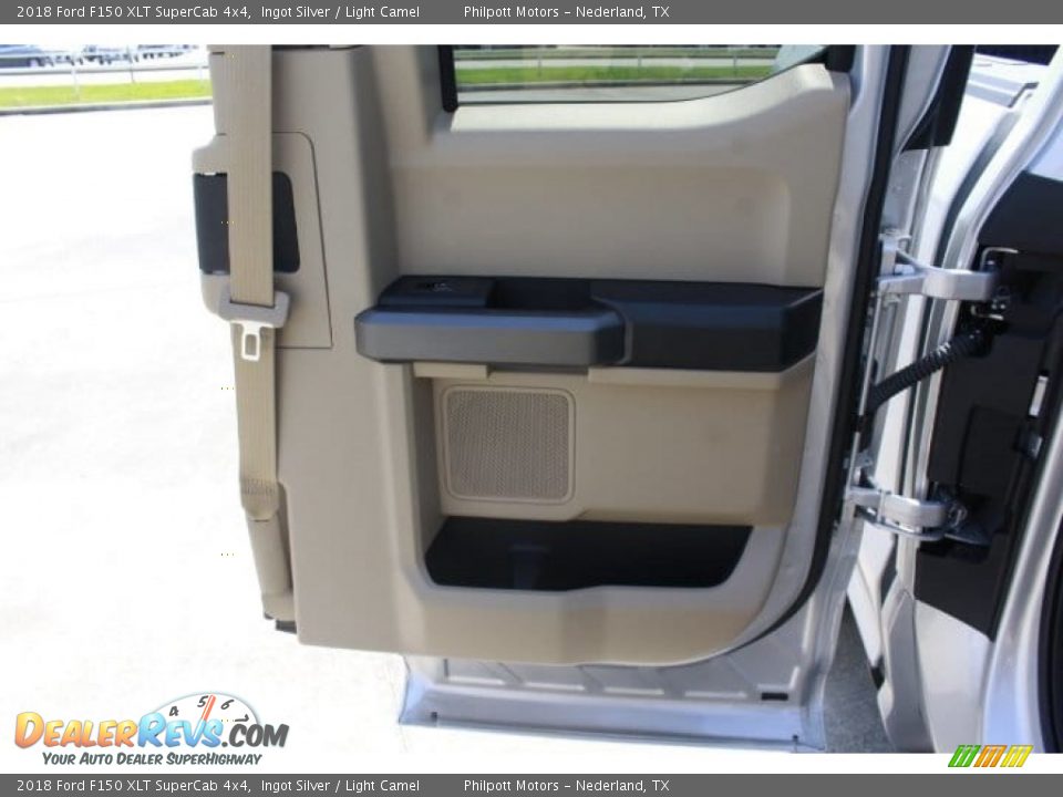 2018 Ford F150 XLT SuperCab 4x4 Ingot Silver / Light Camel Photo #26
