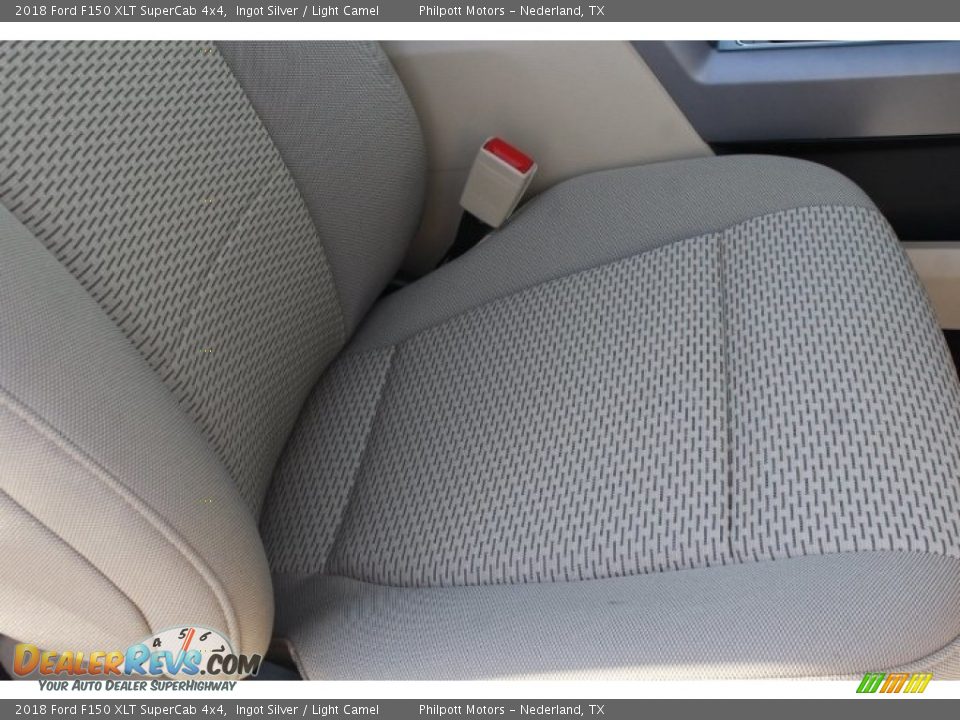 2018 Ford F150 XLT SuperCab 4x4 Ingot Silver / Light Camel Photo #30