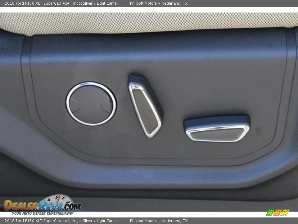 2018 Ford F150 XLT SuperCab 4x4 Ingot Silver / Light Camel Photo #31