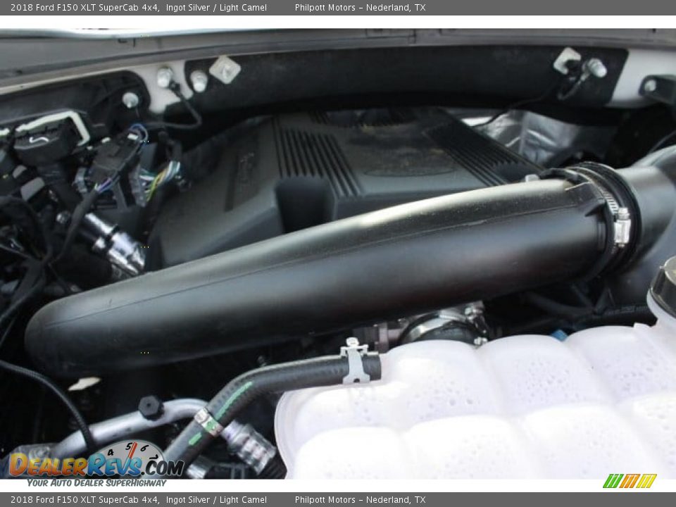 2018 Ford F150 XLT SuperCab 4x4 Ingot Silver / Light Camel Photo #32