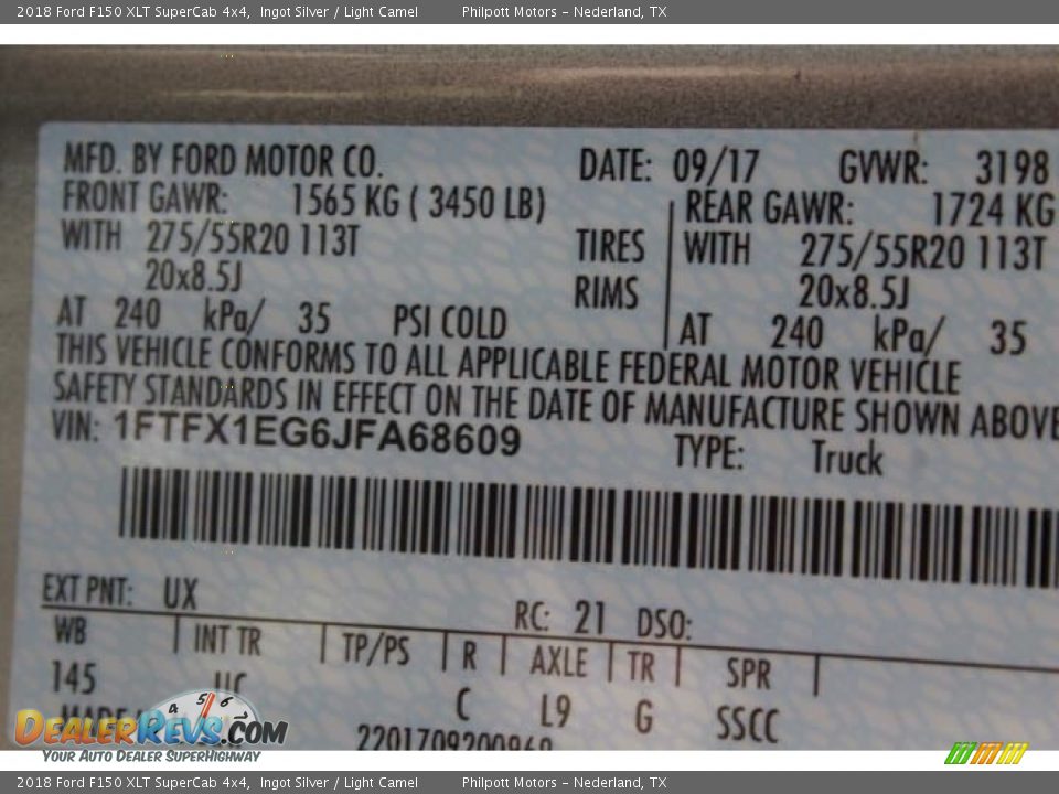 2018 Ford F150 XLT SuperCab 4x4 Ingot Silver / Light Camel Photo #33