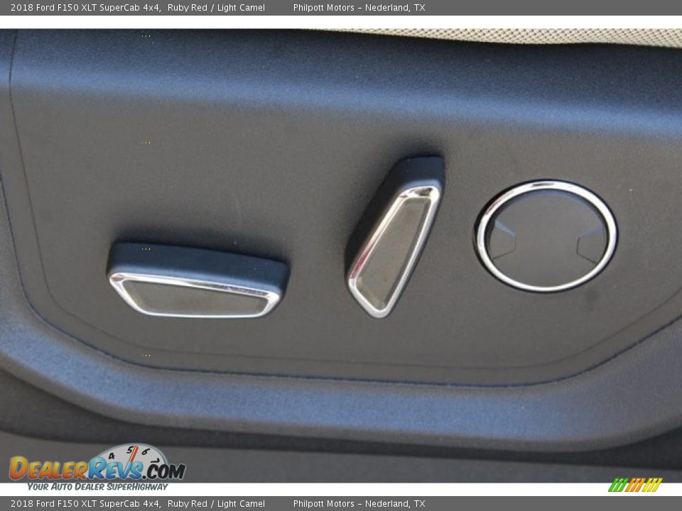 2018 Ford F150 XLT SuperCab 4x4 Ruby Red / Light Camel Photo #16
