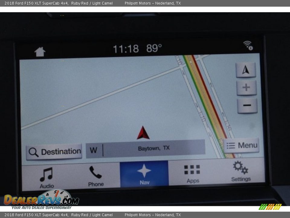 2018 Ford F150 XLT SuperCab 4x4 Ruby Red / Light Camel Photo #18