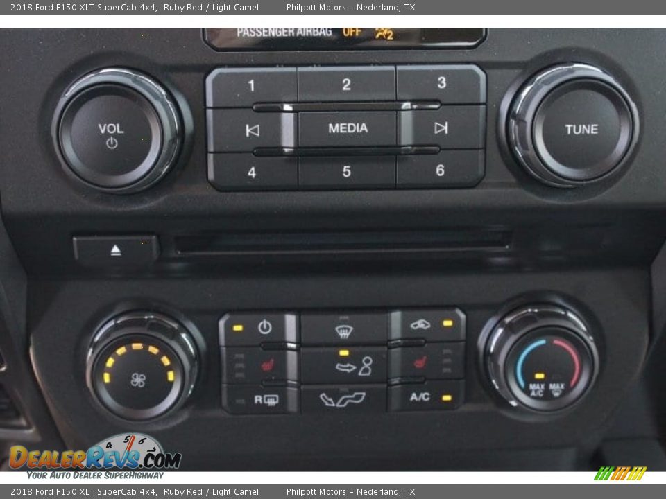 2018 Ford F150 XLT SuperCab 4x4 Ruby Red / Light Camel Photo #19