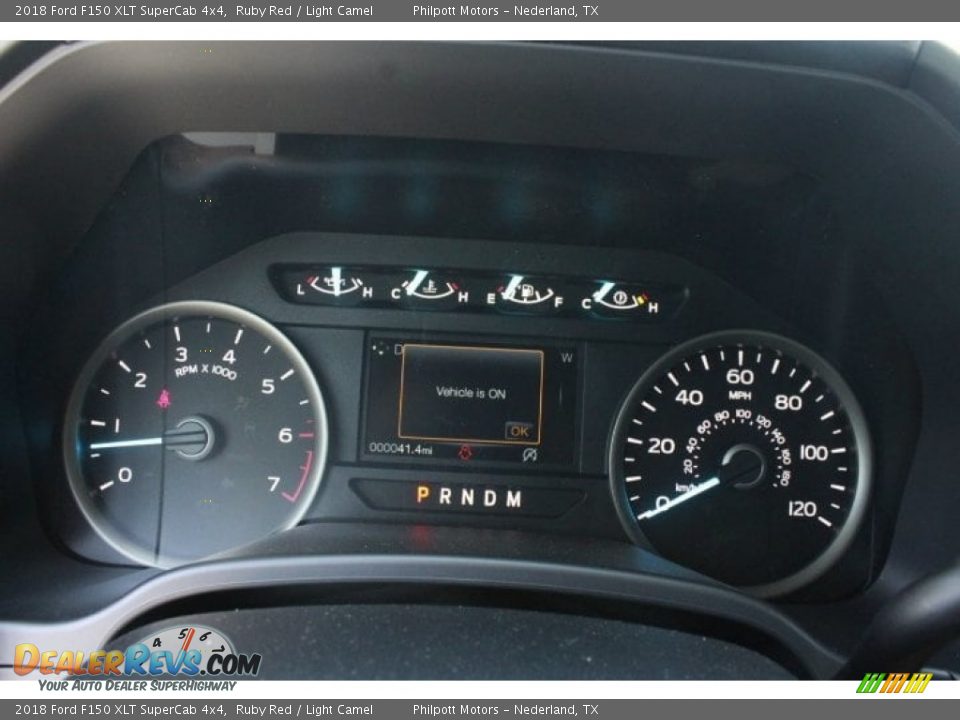 2018 Ford F150 XLT SuperCab 4x4 Ruby Red / Light Camel Photo #22