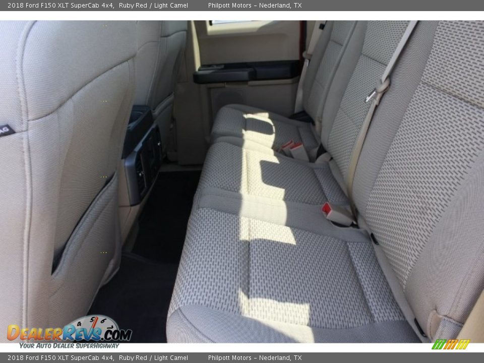 2018 Ford F150 XLT SuperCab 4x4 Ruby Red / Light Camel Photo #24
