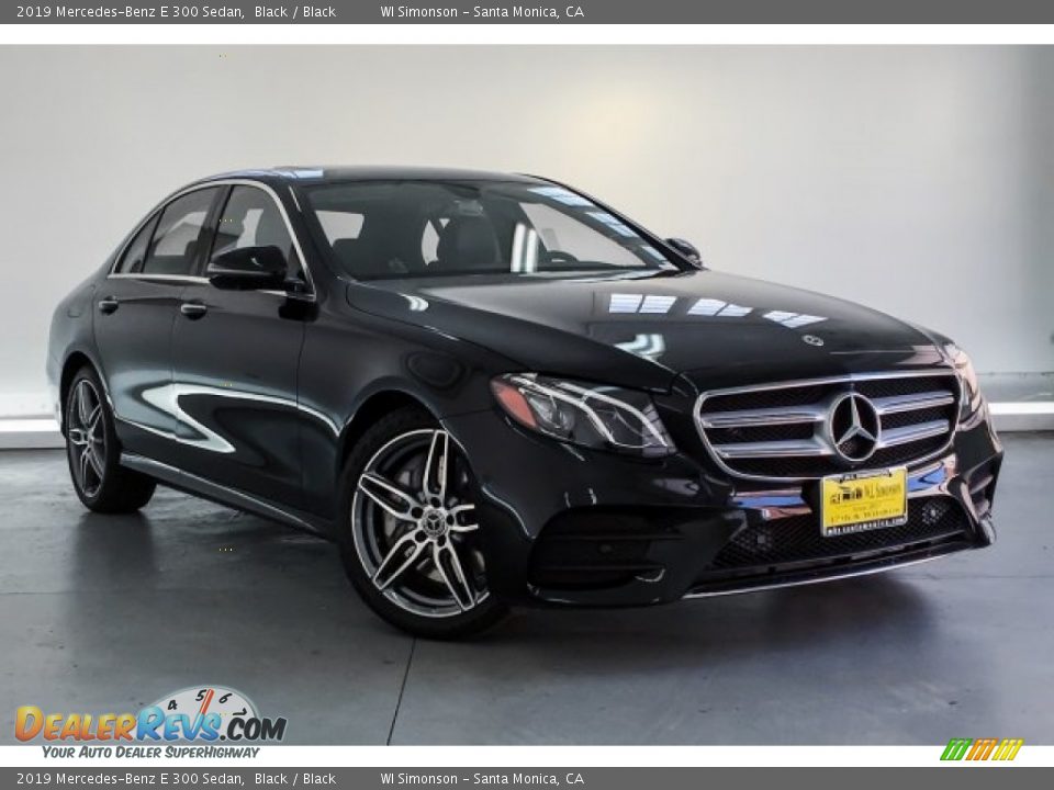 2019 Mercedes-Benz E 300 Sedan Black / Black Photo #12
