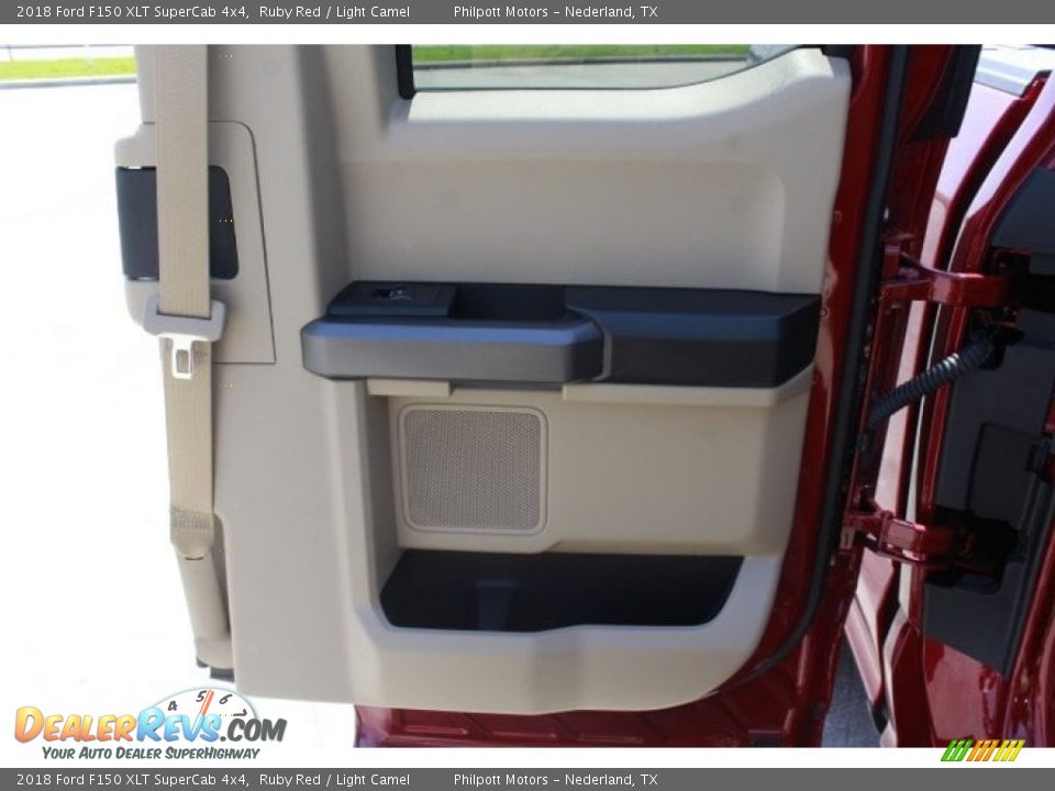 2018 Ford F150 XLT SuperCab 4x4 Ruby Red / Light Camel Photo #27