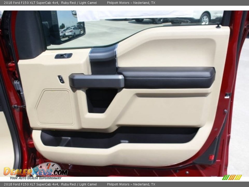 2018 Ford F150 XLT SuperCab 4x4 Ruby Red / Light Camel Photo #29