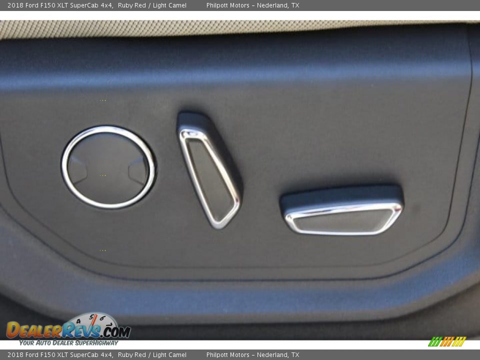 2018 Ford F150 XLT SuperCab 4x4 Ruby Red / Light Camel Photo #32