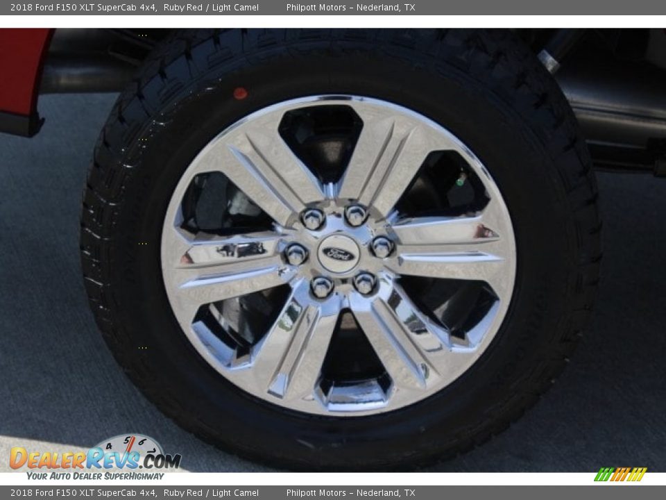 2018 Ford F150 XLT SuperCab 4x4 Ruby Red / Light Camel Photo #10