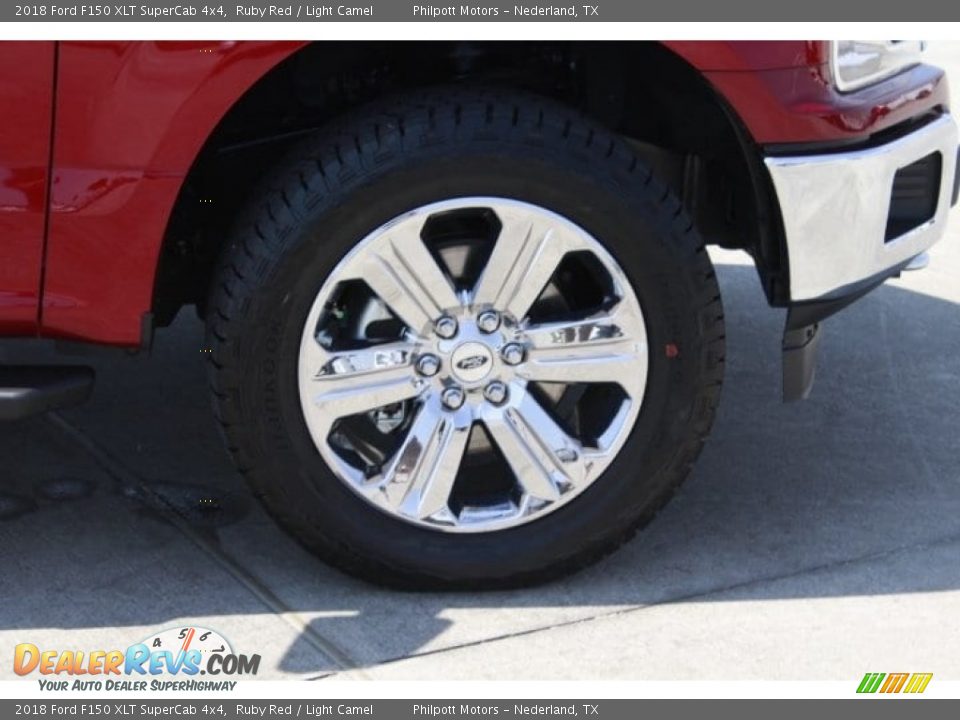 2018 Ford F150 XLT SuperCab 4x4 Ruby Red / Light Camel Photo #12