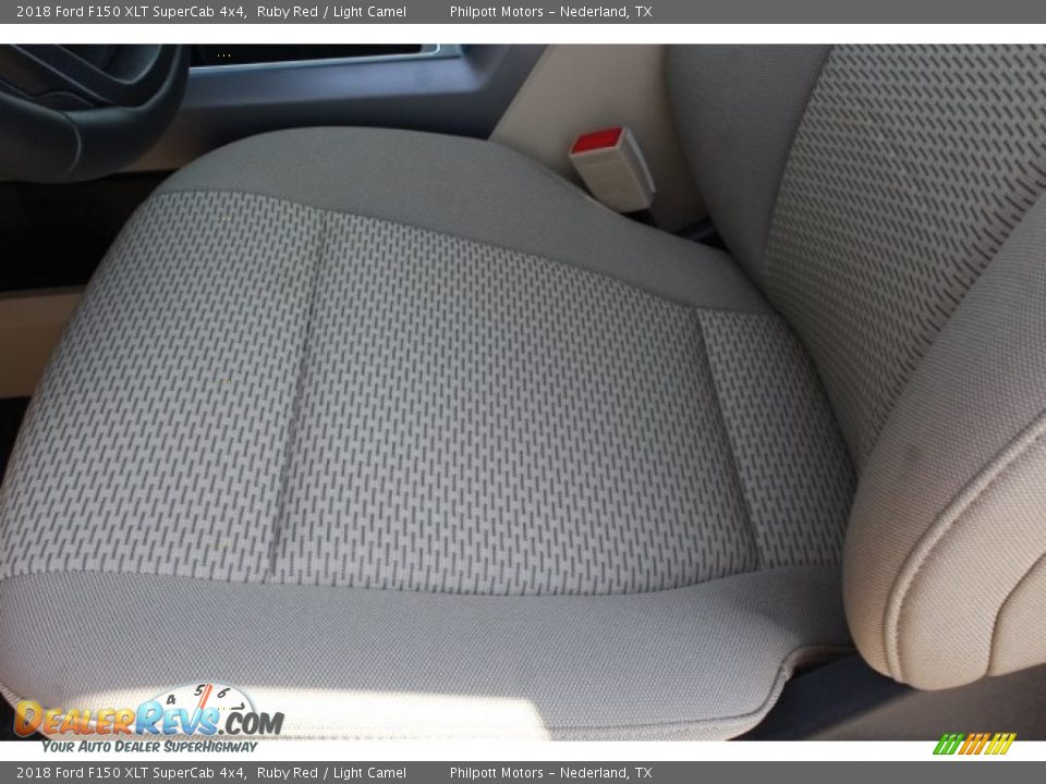2018 Ford F150 XLT SuperCab 4x4 Ruby Red / Light Camel Photo #15