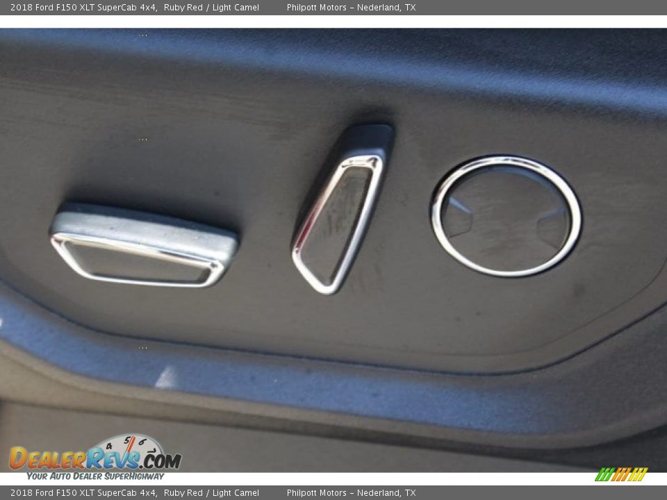 2018 Ford F150 XLT SuperCab 4x4 Ruby Red / Light Camel Photo #16