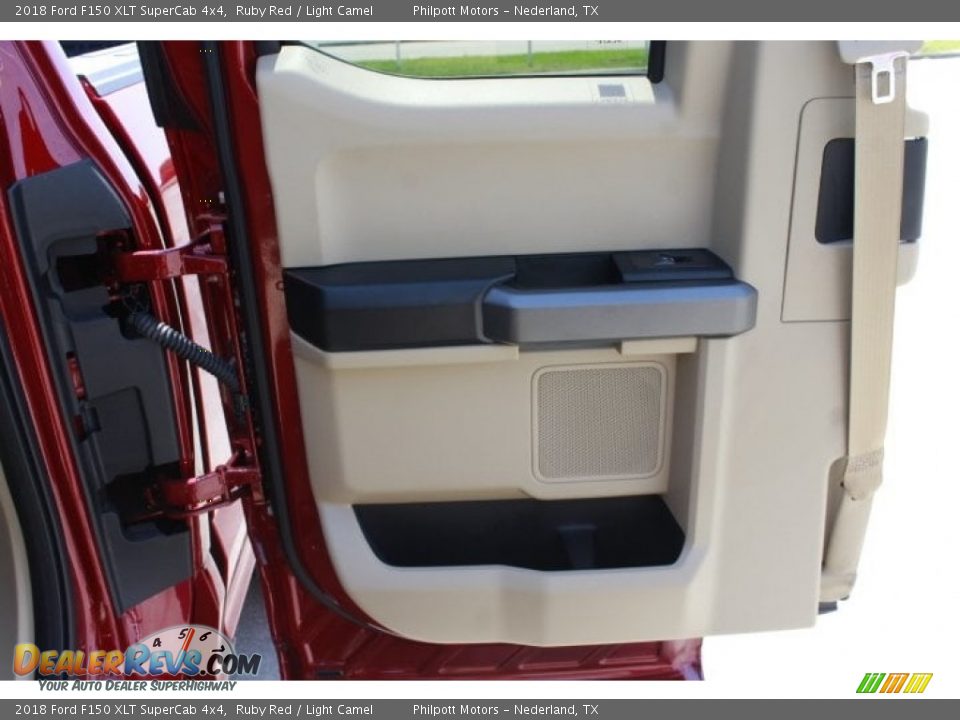 2018 Ford F150 XLT SuperCab 4x4 Ruby Red / Light Camel Photo #21