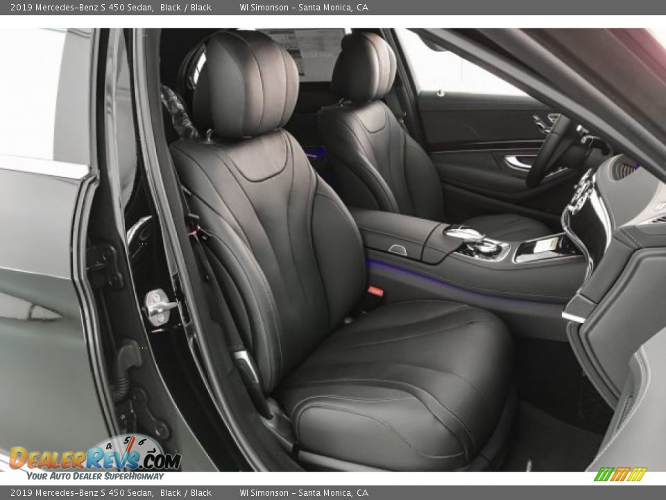 2019 Mercedes-Benz S 450 Sedan Black / Black Photo #5