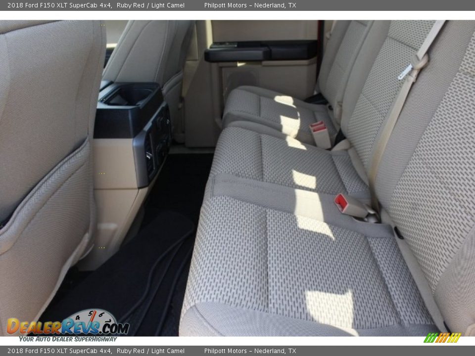 2018 Ford F150 XLT SuperCab 4x4 Ruby Red / Light Camel Photo #22