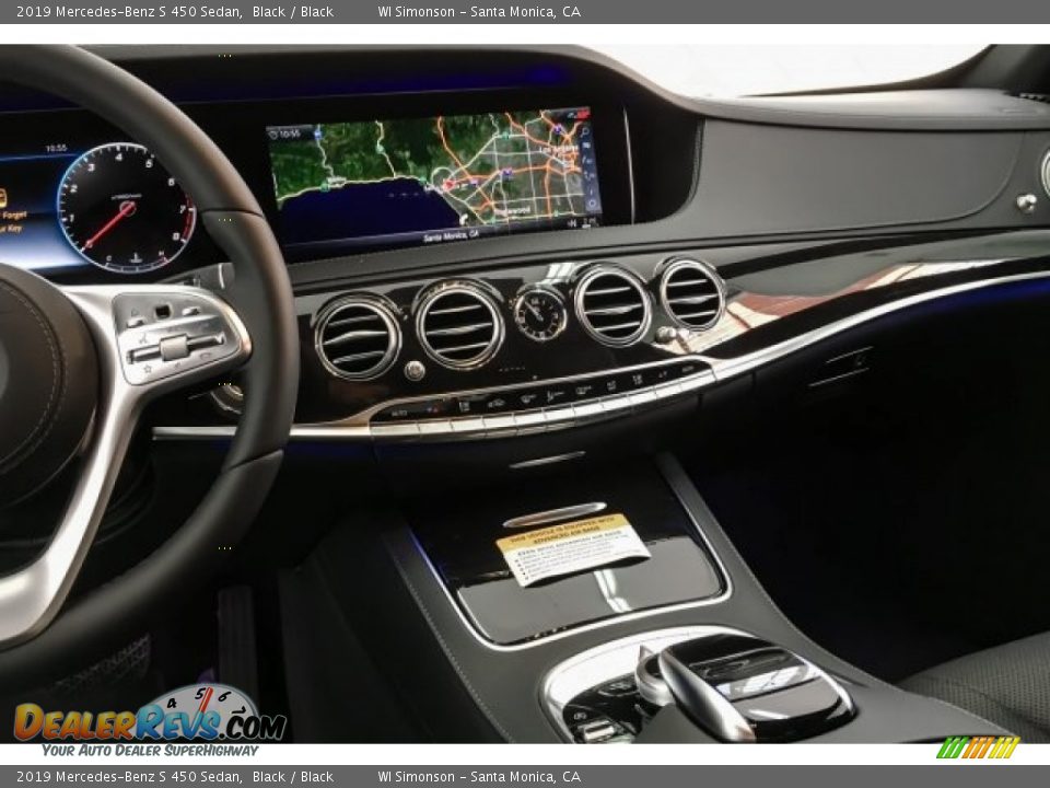 2019 Mercedes-Benz S 450 Sedan Black / Black Photo #6