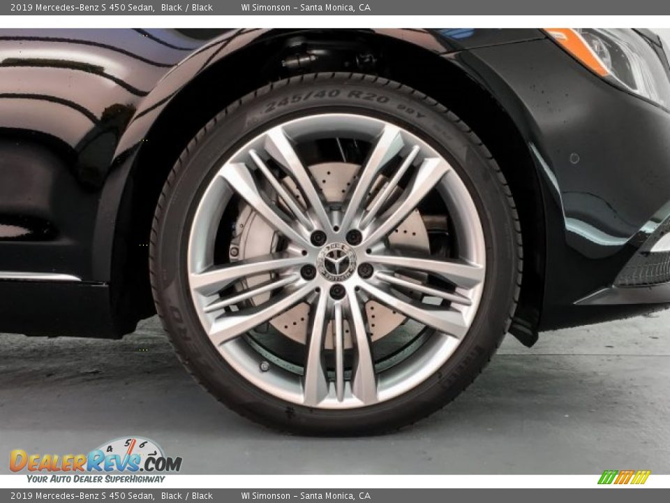 2019 Mercedes-Benz S 450 Sedan Black / Black Photo #9