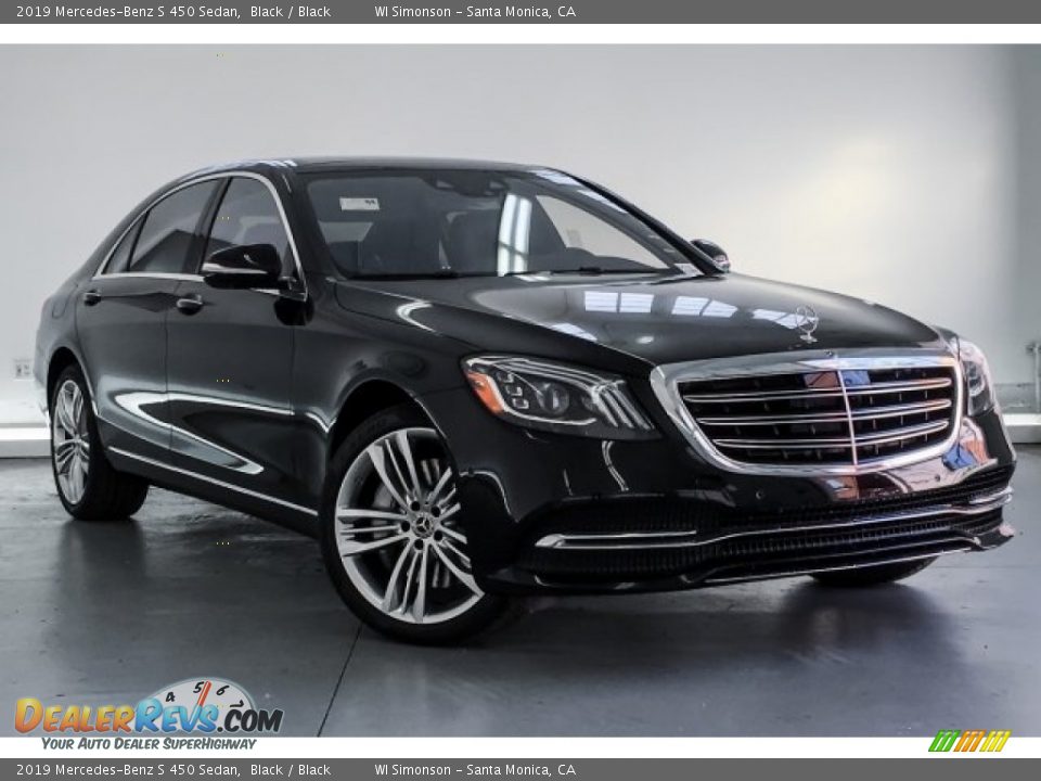 2019 Mercedes-Benz S 450 Sedan Black / Black Photo #12