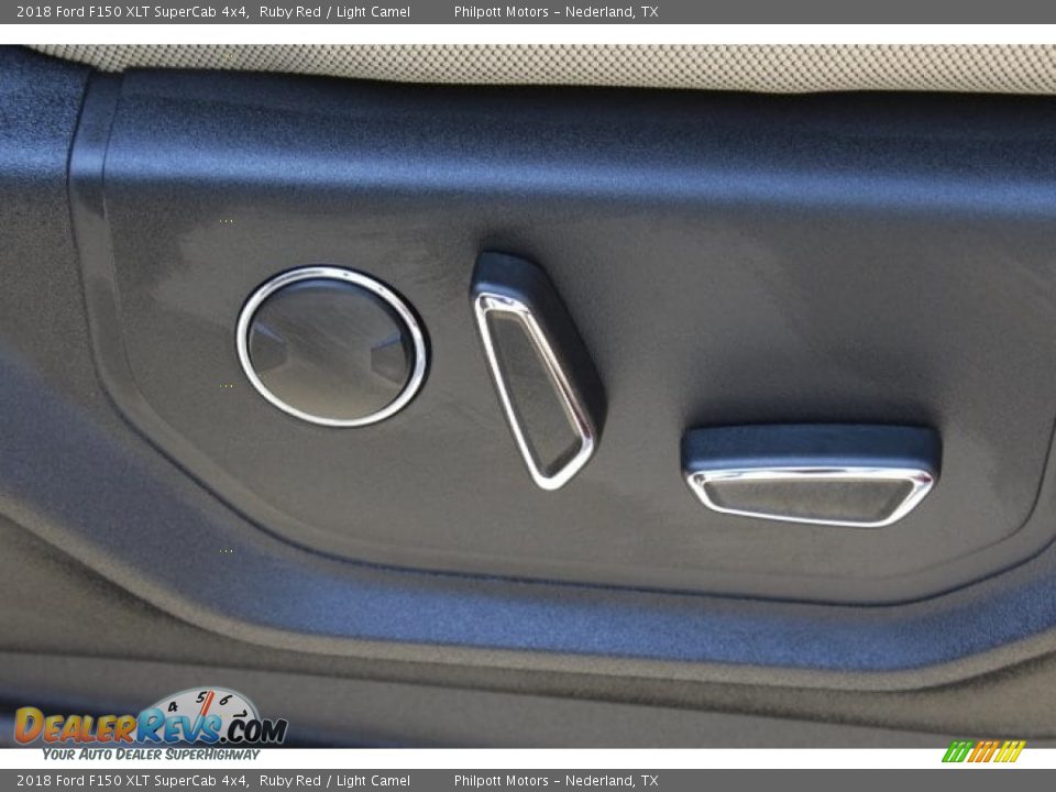 2018 Ford F150 XLT SuperCab 4x4 Ruby Red / Light Camel Photo #30