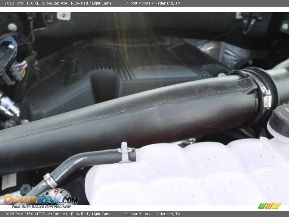 2018 Ford F150 XLT SuperCab 4x4 Ruby Red / Light Camel Photo #31